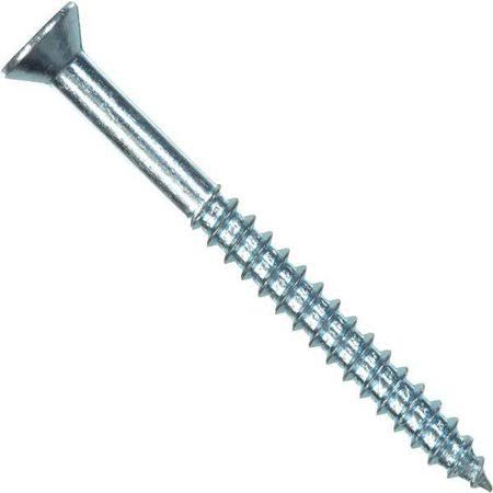 23 Pk #12 x 2 inch Flat Head Phillips Zinc Plated Wood Screw F360