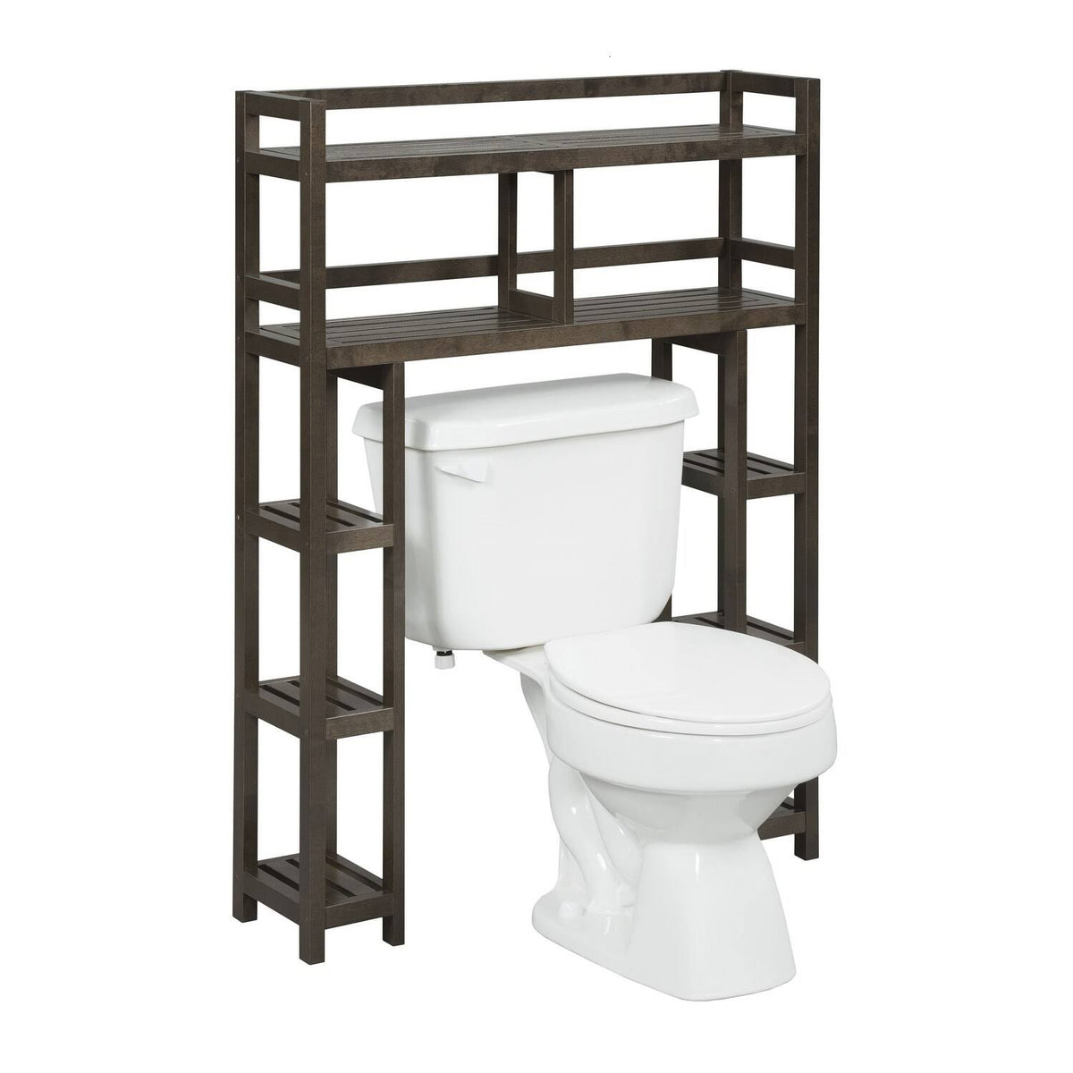 White Bathroom Organizer with 2 Shelves J724