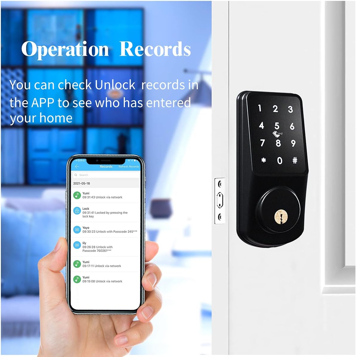 Smart Door Lock with Keypad D74514