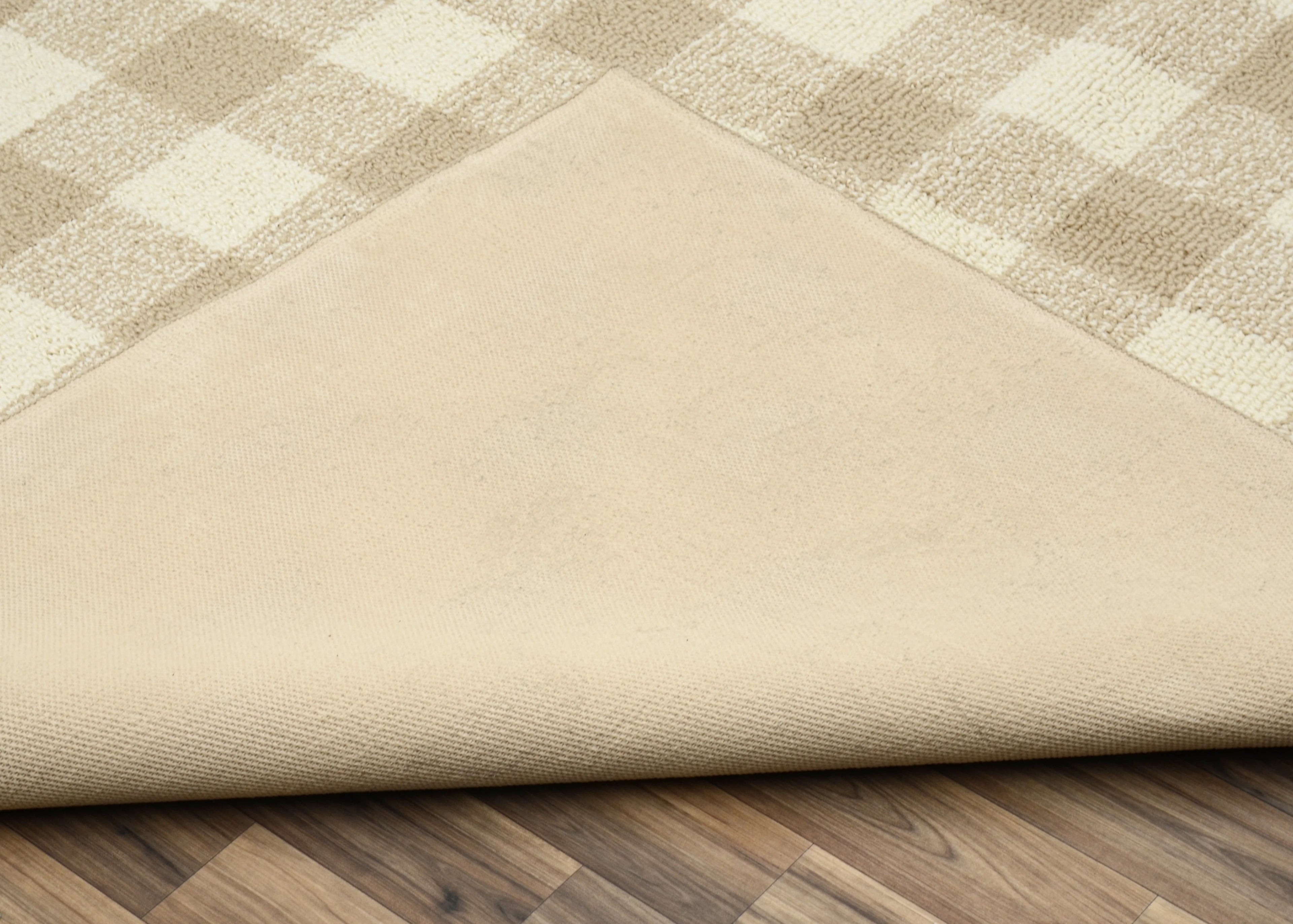 Tan/Ivory Buffalo Plaid 7 ft. x 10 ft. Area Rug T98053