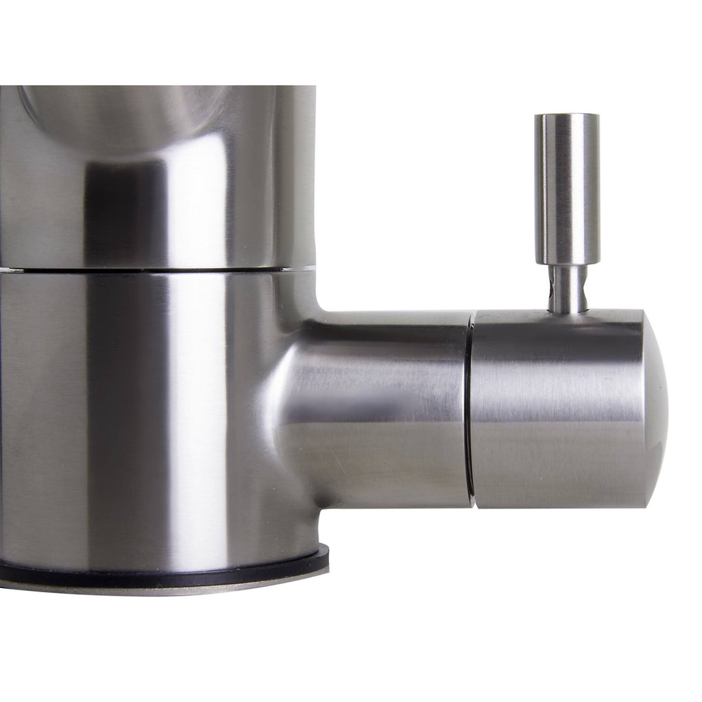 Solid Brushed Stainless Steel Kitchen Faucet with Built in Water Dispenser B593