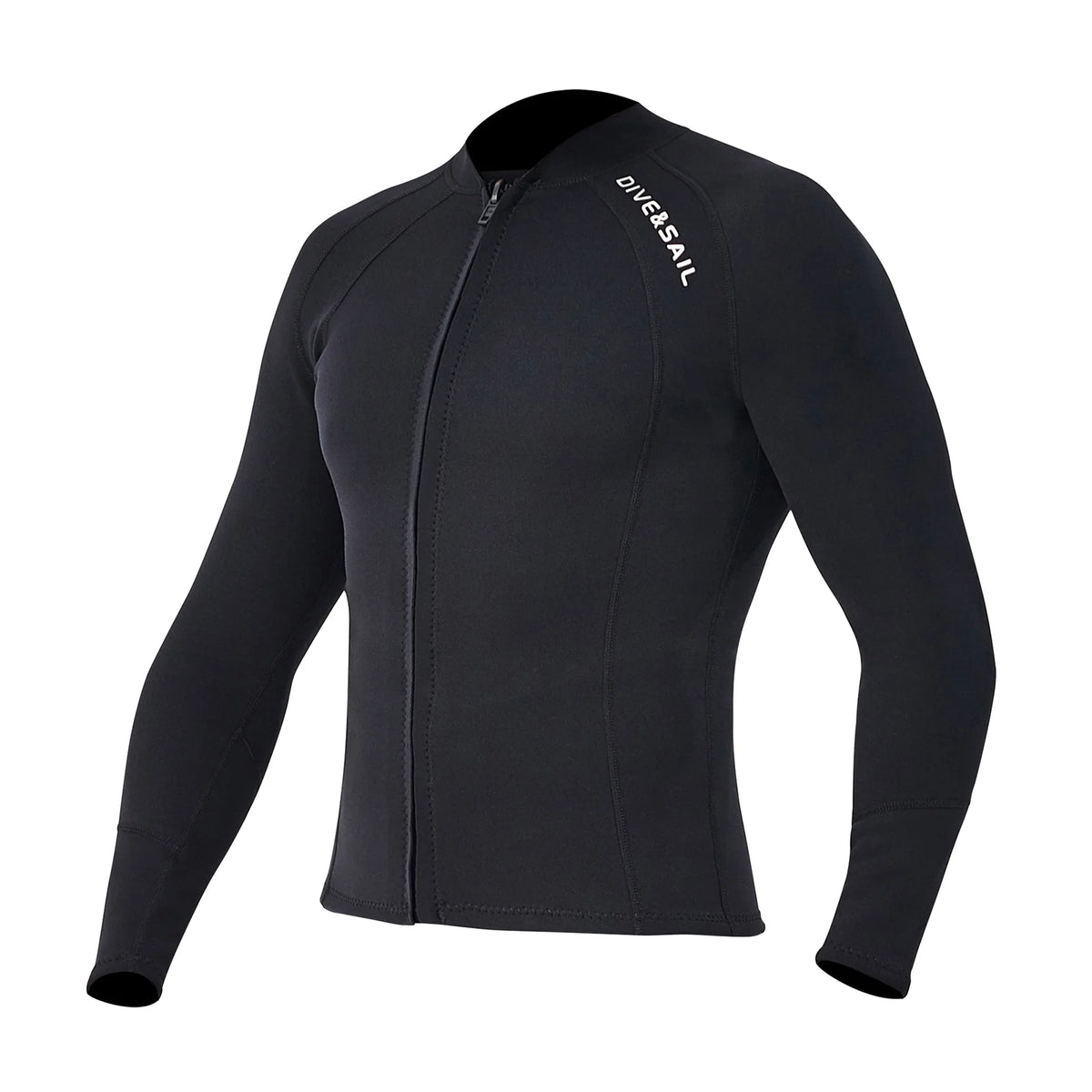 2mm Neoprene Front Zipper Wetsuits Jacket Long Sleeves H135448