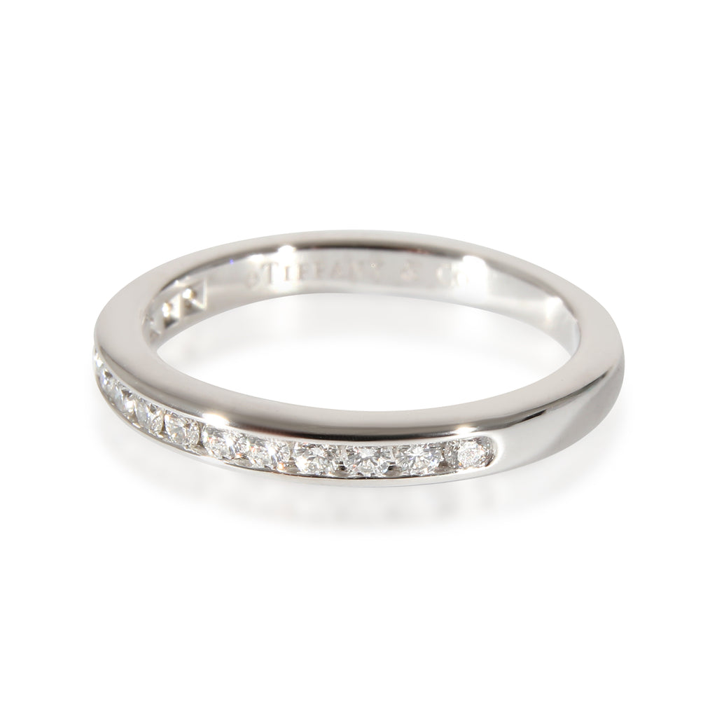 Platinum Wedding Band 0.24 CTW Pre-Owned W23414
