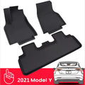 All-Weather Floor Mats for Tesla Model Y 2021, Black E723700