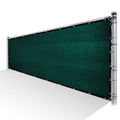 8 ft. x 174 ft. Green Privacy Fence Screen HDPE Mesh Netting with Reinforced Grommets J83909