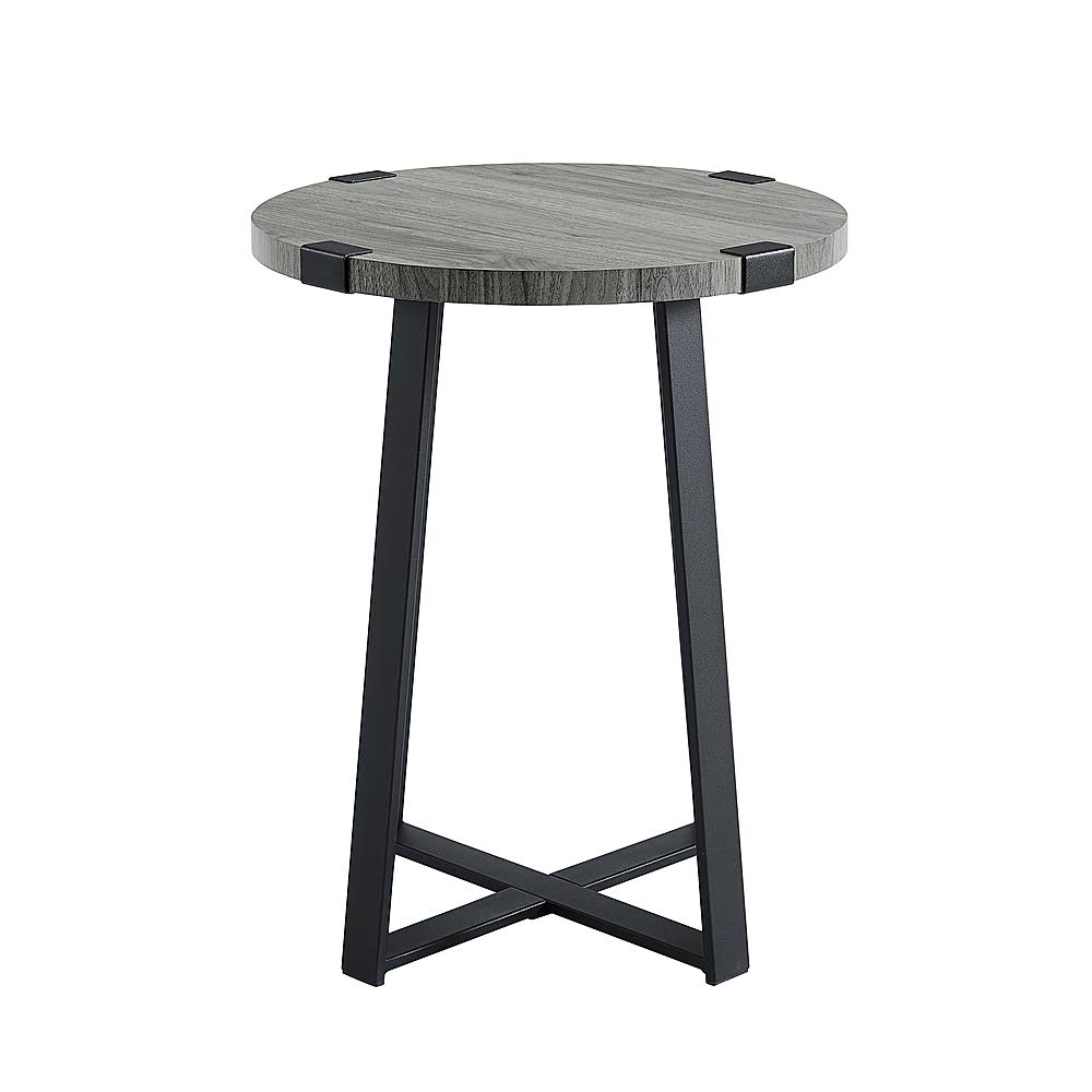 Metal Wrapped Round MDF Side Table G485759