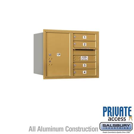 4C Horizontal Mailbox, Aluminum S649527