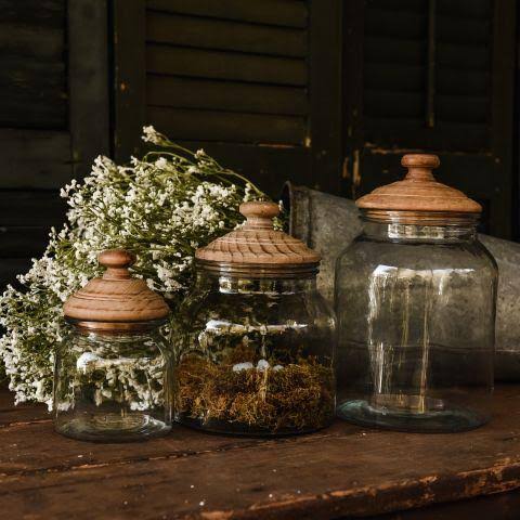 10x22 Glass Canister Z8154