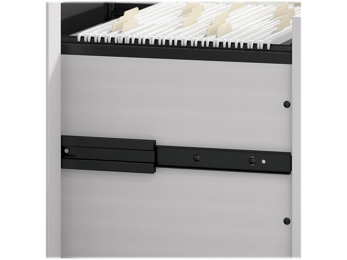54W Computer Desk with Storage and 2 Drawer Mobile File Cabinet W90606