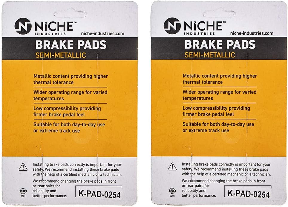 Brake and Parking Pad Set, Semi-Metallic, Pack of 2 S6368