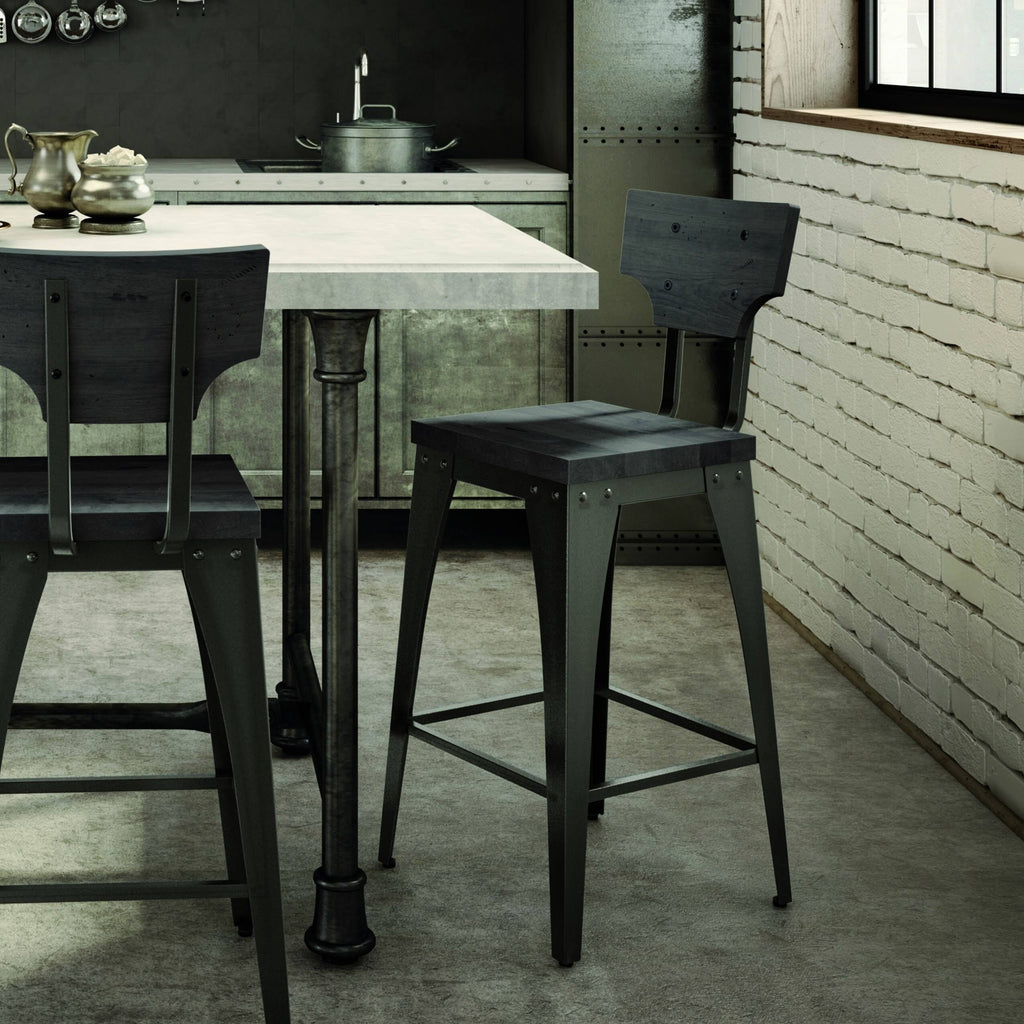 Gray Counter Stool K296