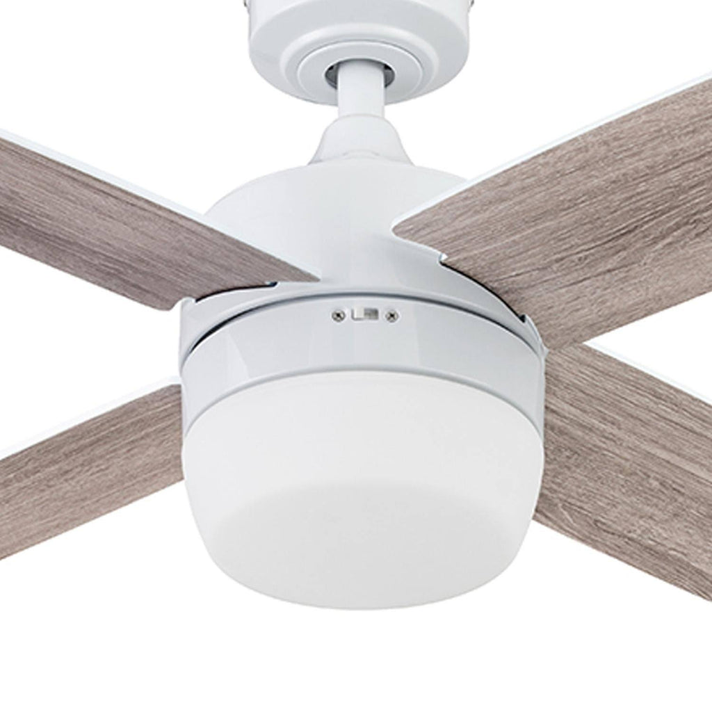 Bright White Indoor Ceiling Fan with Remote C8036