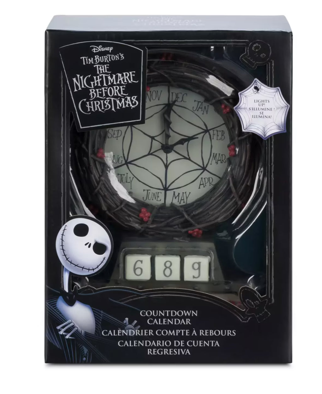 Light-Up Countdown Clock Calendar K8485