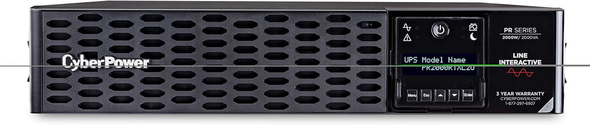 UPS System, 2000VA/2000W, 8 Outlets, 2U Rack/Tower F12956