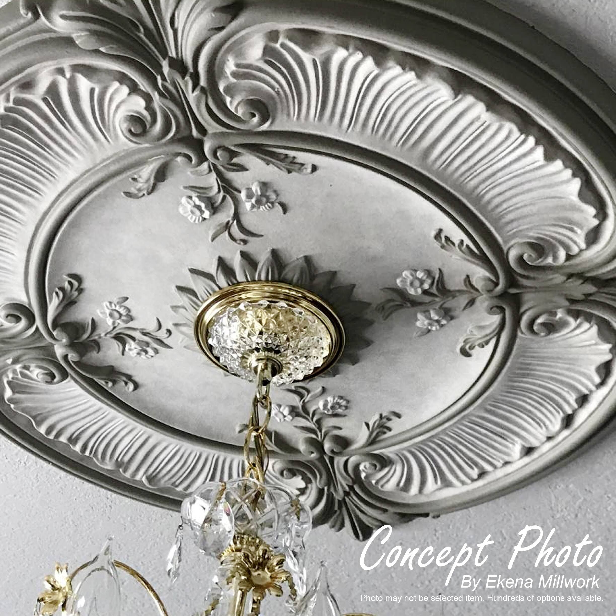 Gold Hand-Painted Ceiling Medallion H516
