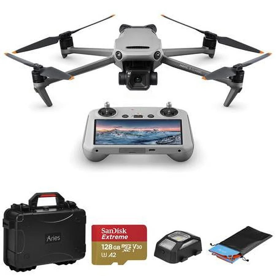 Mavic 3 Classic Drone with RC Controller, Carrying Case, 128GB microSD Card, Anti-Collision Light, Landing Pad N840