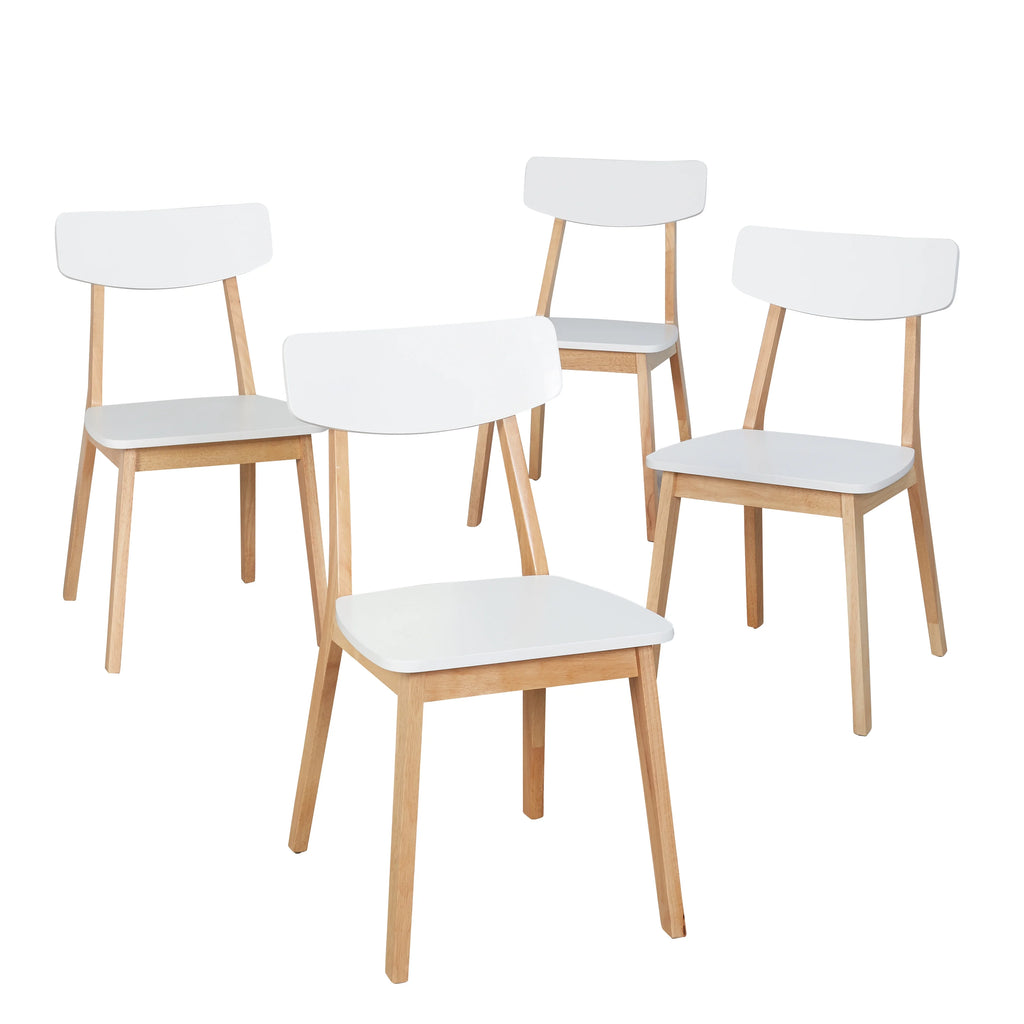 White/Natural Dining Table S410989