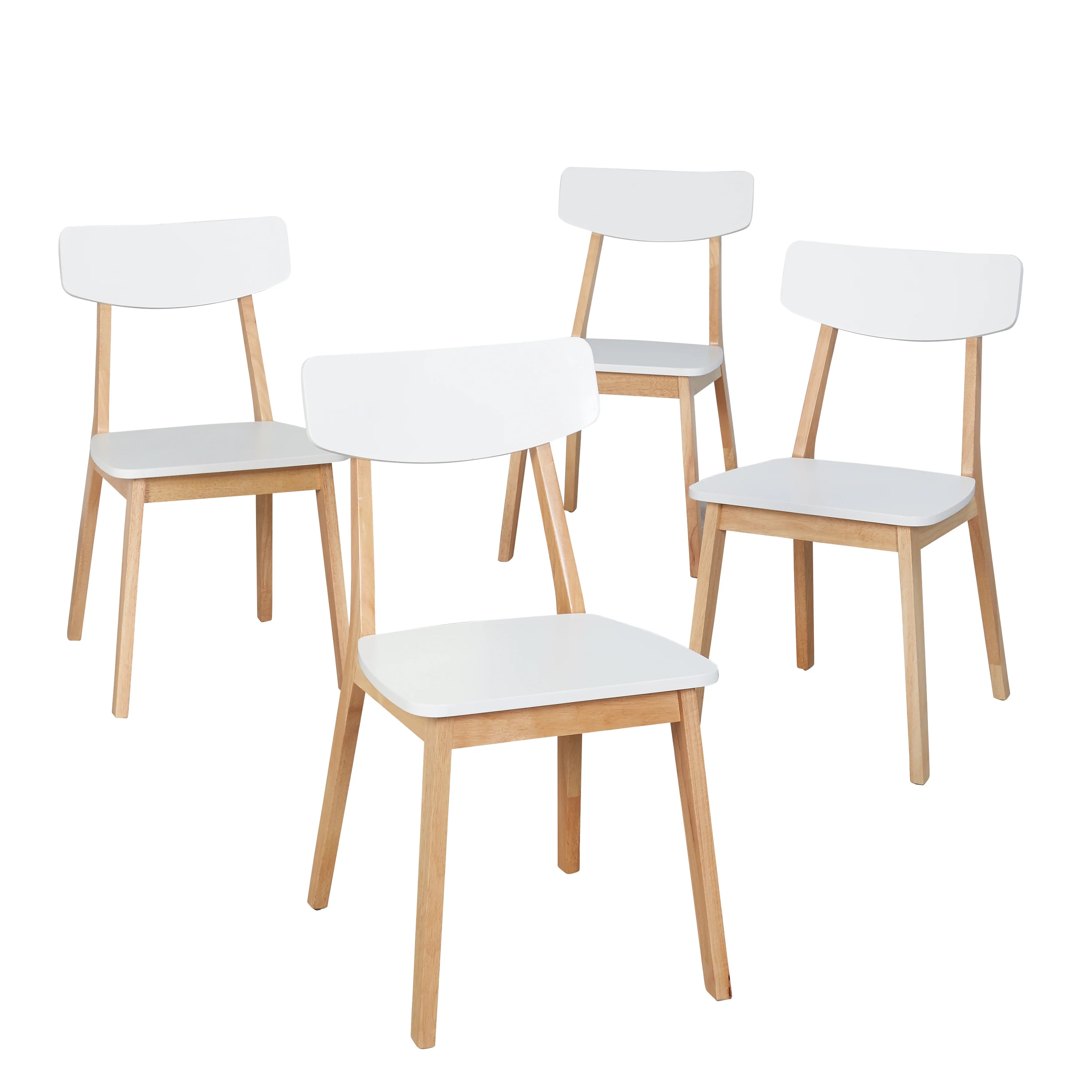 White/Natural Dining Table S410989