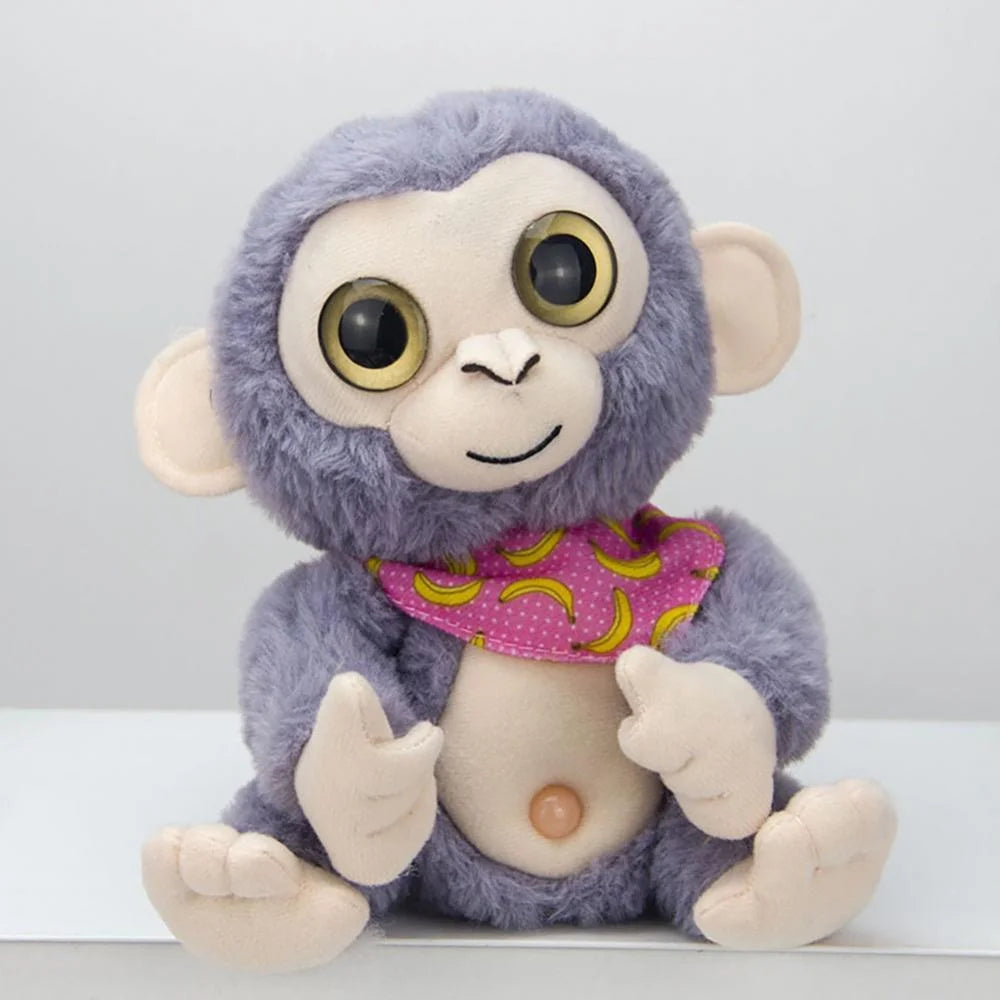 Talking Monkey Repeats What You Say Nodding Electric Interactive Animated Toy Speaking Plush Buddy, 7 Inch Z417791