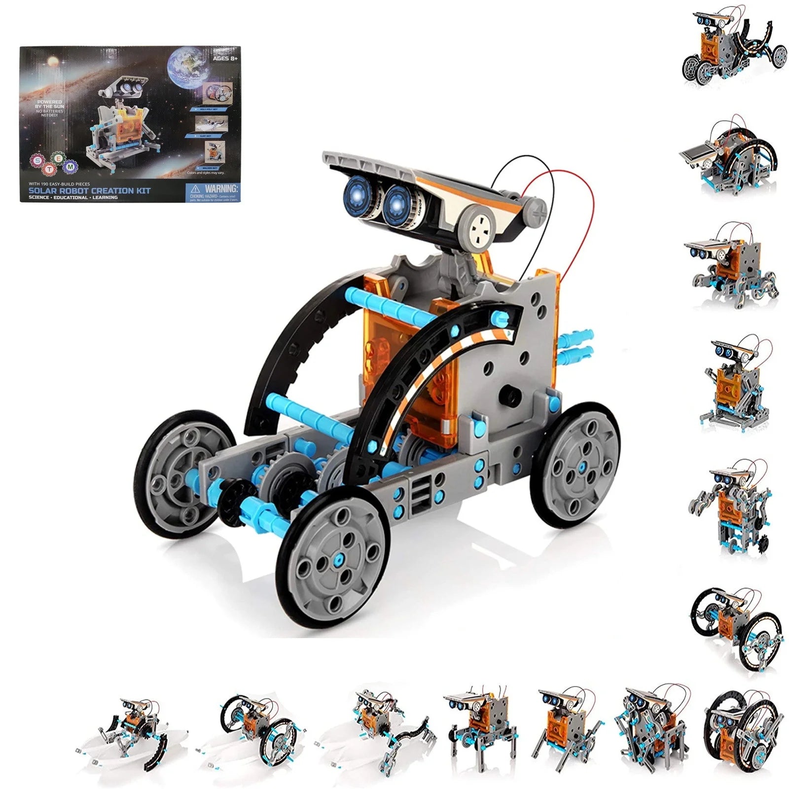 Solar Powered Robot Construction Kit Science Experiments V62409