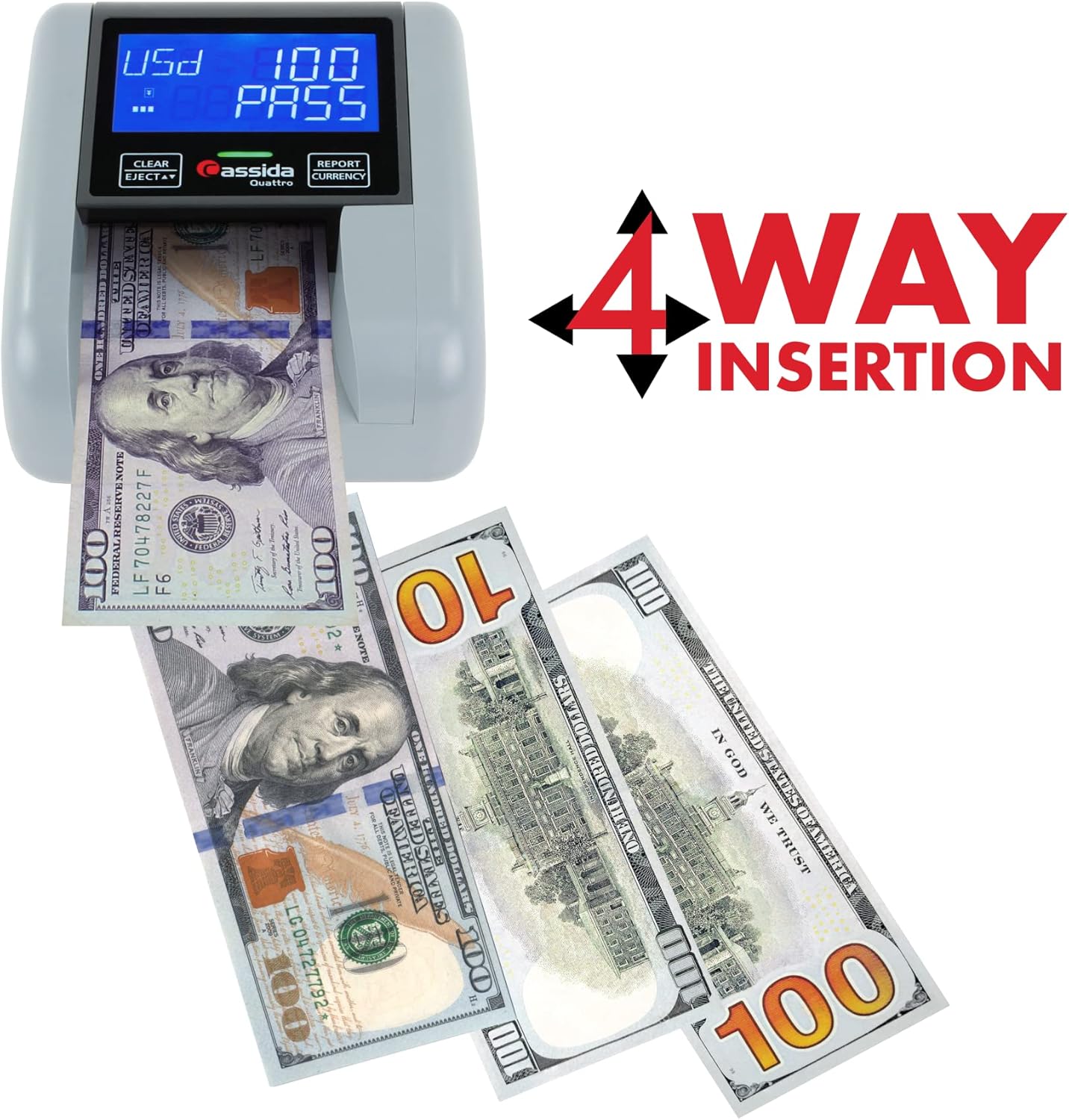 Currency Counterfeit Detector with Advanced Sensors (UV, MG, IR, MT, WT, Thickness, Size) Y295