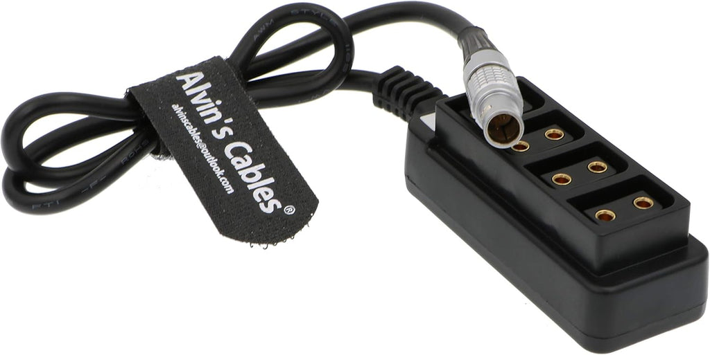 2 Pin Male to 4 D Tap Female Splitter Cable Pack of 2 M280177