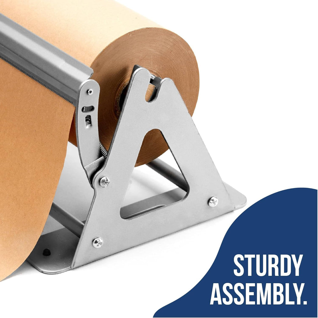 18 Inches Kraft Paper Roll Dispenser and Cutter, Pack of 2 C84610