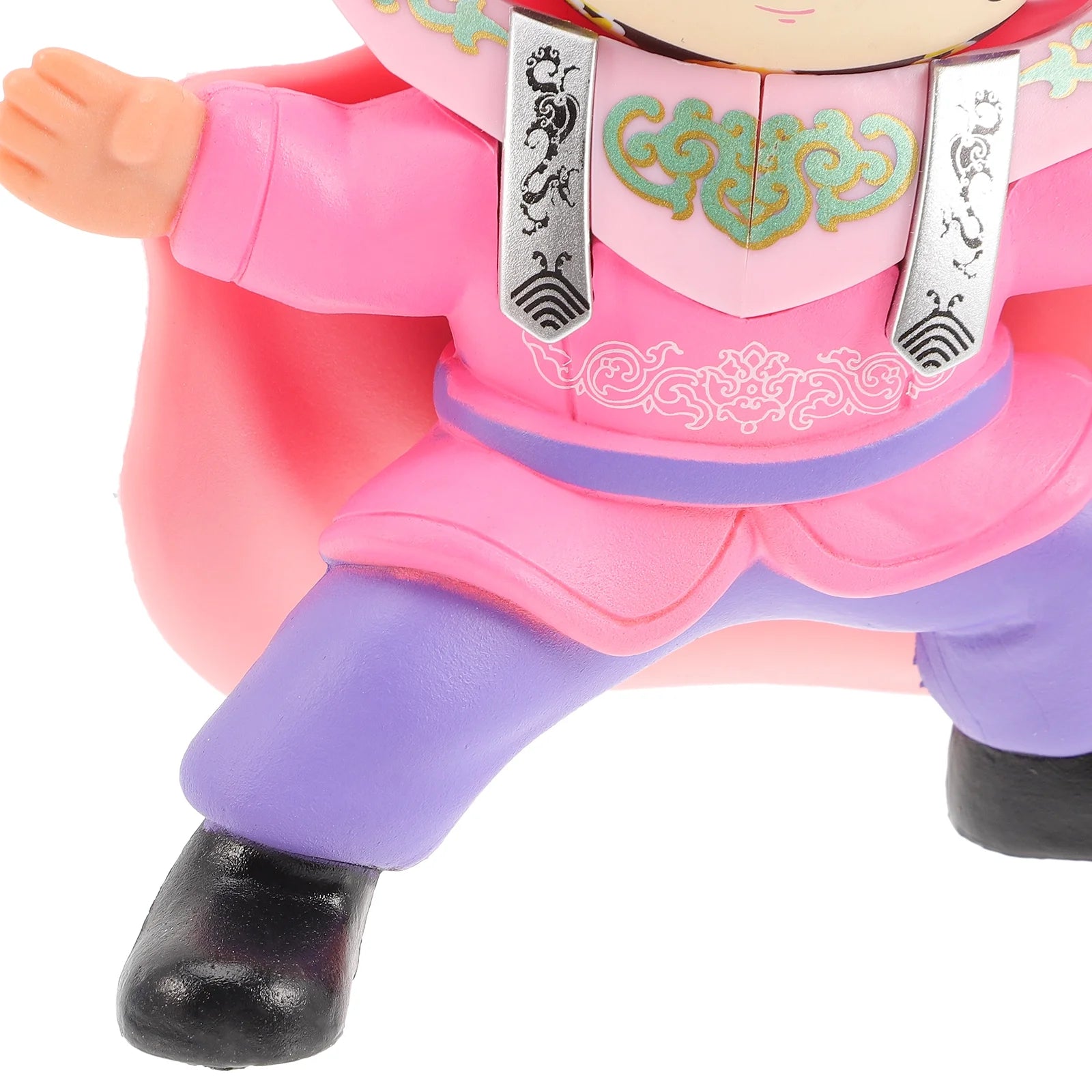 Pink Sichuan Opera Face Doll Ornament W9145