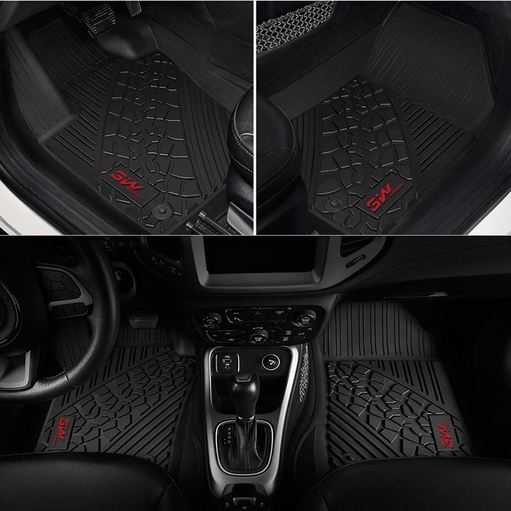 TPE All Weather Custom Fit Floor Liner and Cargo Mats Black A24480