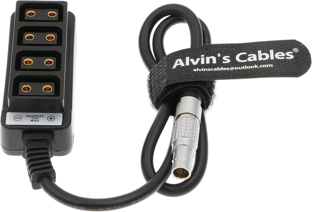 2 Pin Male to 4 D Tap Female Splitter Cable Pack of 2 M280177