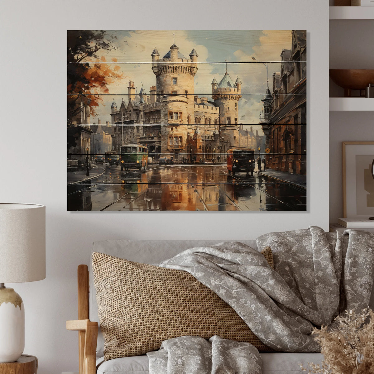Natural Pine Wood Print X360