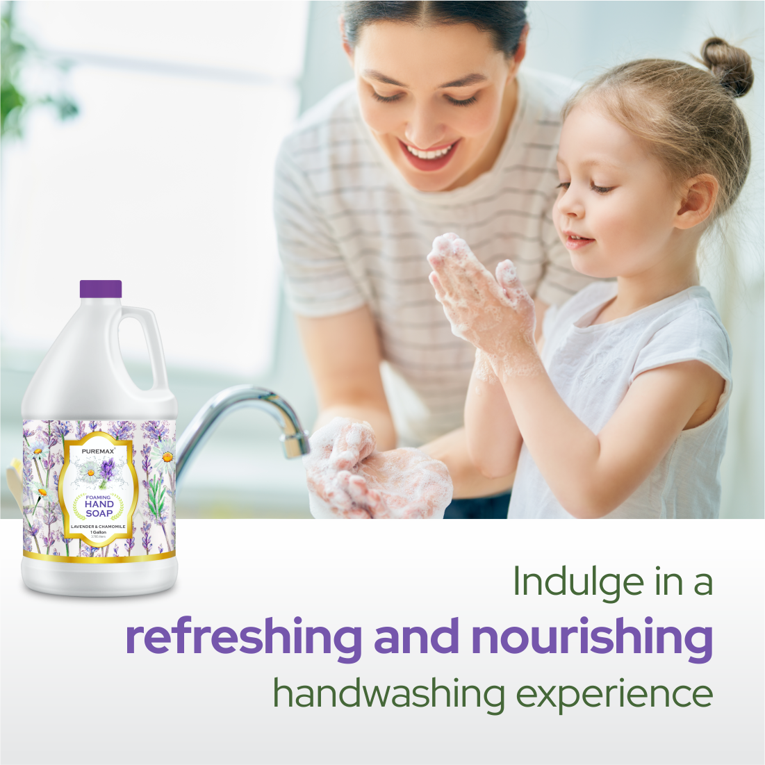 Lavender Foaming Hand Soap Refills 128 fl oz L1215