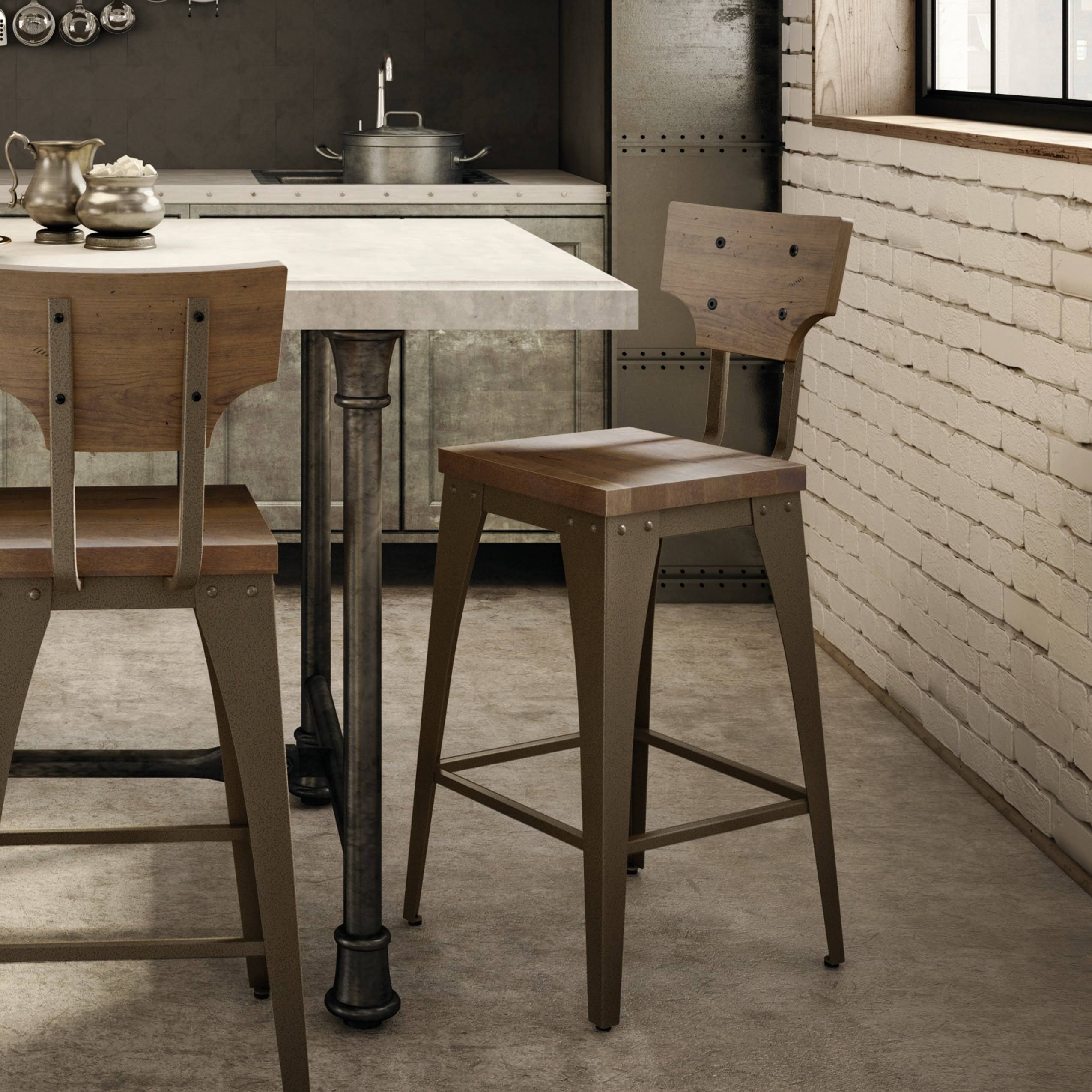 Gray Counter Stool K296