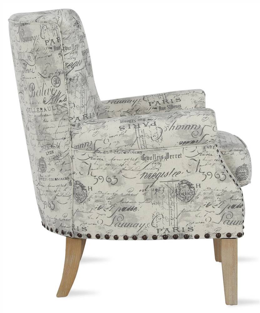 Gray & Beige Accent Chair L1465
