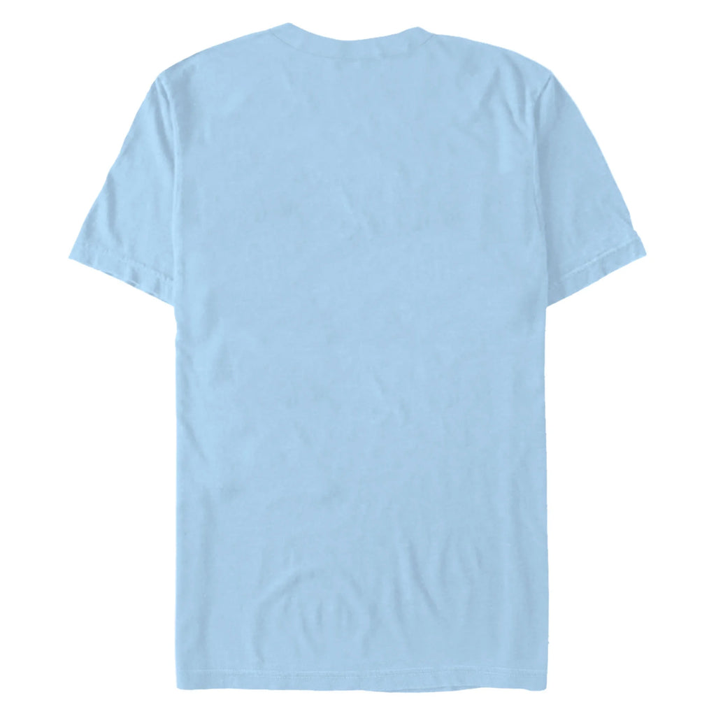 Men's Graphic Tee Light Blue 3X Large E73907
