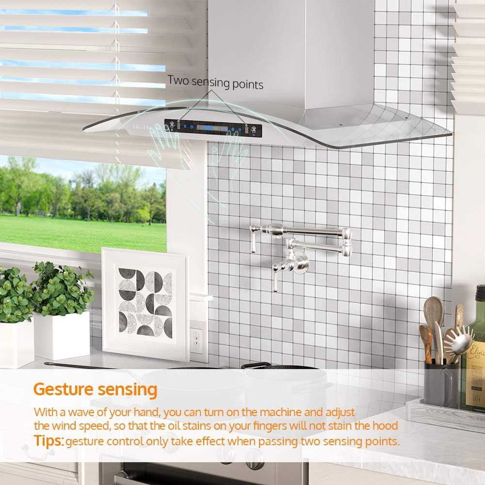 36 inch Stainless Steel Wall Mount Range Hood with 780 CFM J6270