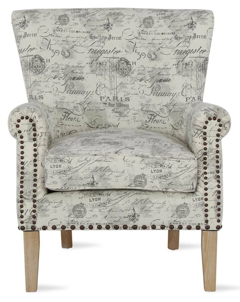 Gray & Beige Accent Chair L1465