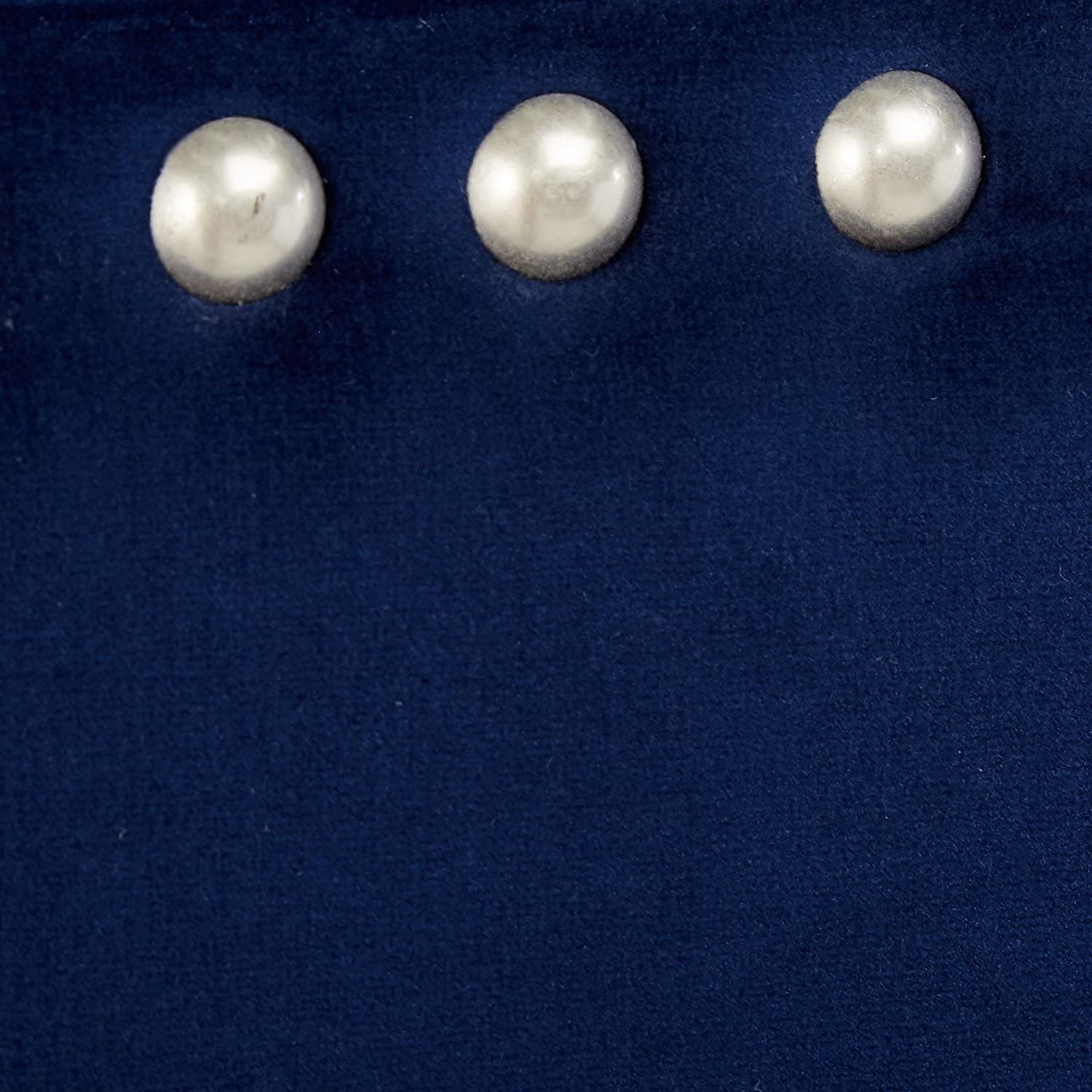 Blue Velvet King Size Upholstered Panel Bed G59447