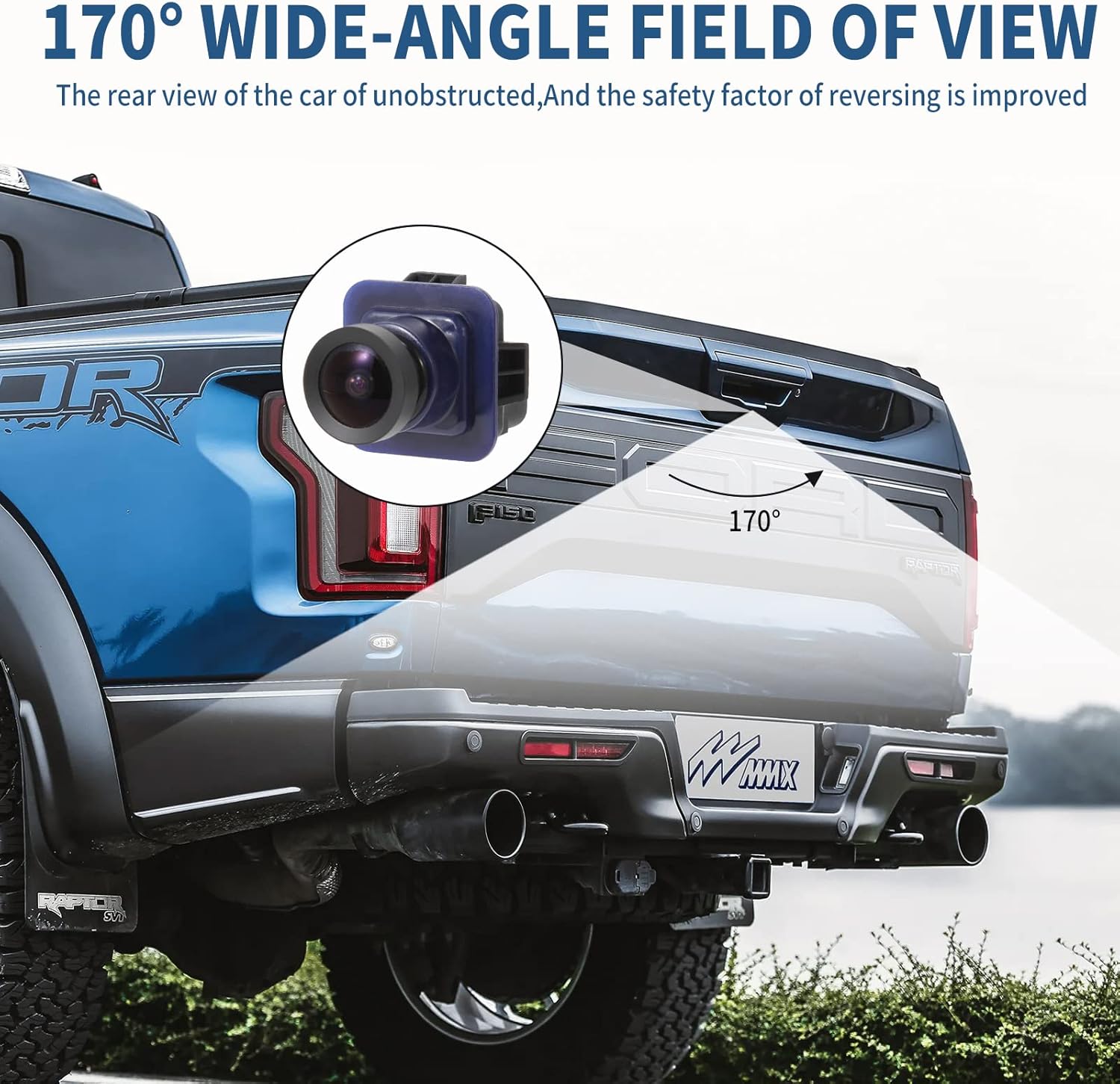 Rear View Backup Camera Compatible with Ford F150 2011 2012 2013 2014 Reversing Parking Assist Camera Pack of 2 F1223