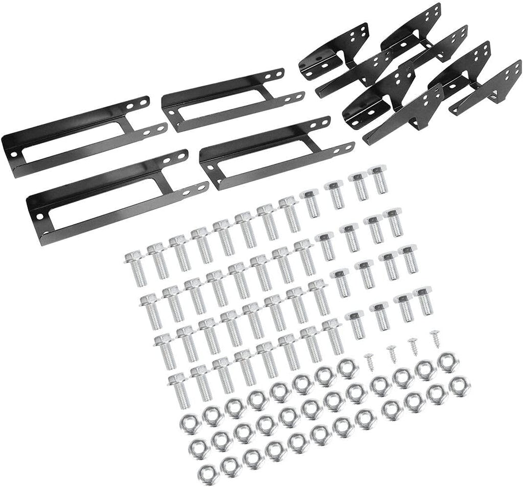 Black Side Step Nerf Bar Running Board A44502