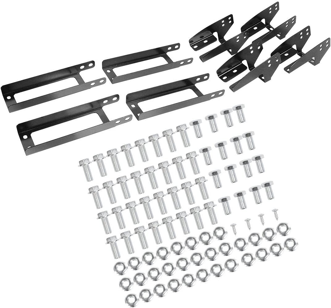Black Side Step Nerf Bar Running Board A44502