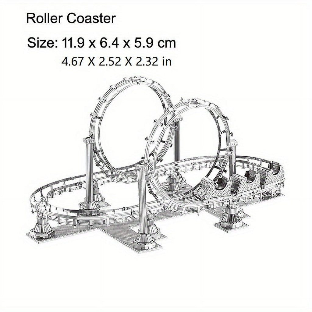 3D DIY Jigsaw Puzzle Roller Coaster Model R86235