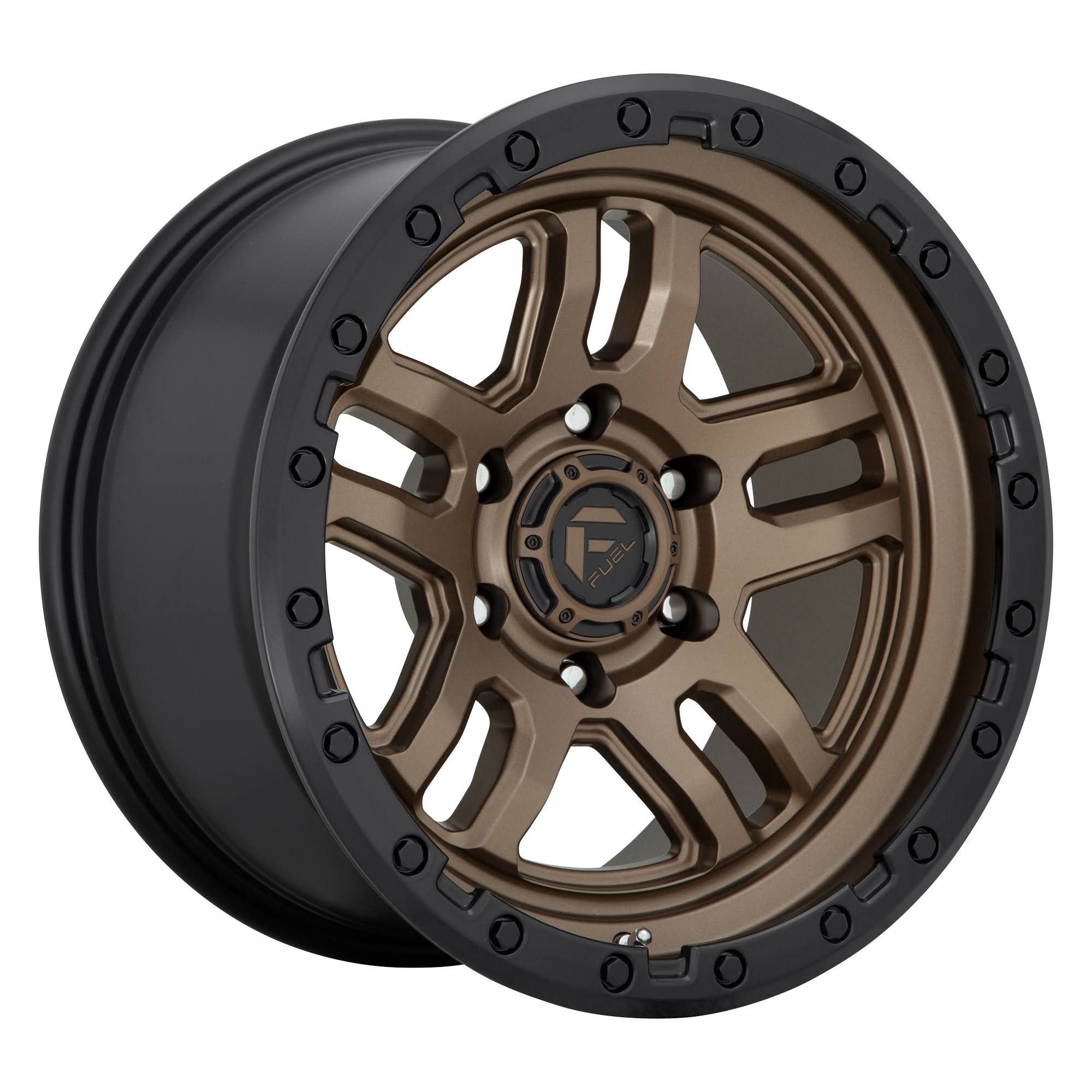 Matte Bronze 20x10 Wheel with Black Bead Ring N30379