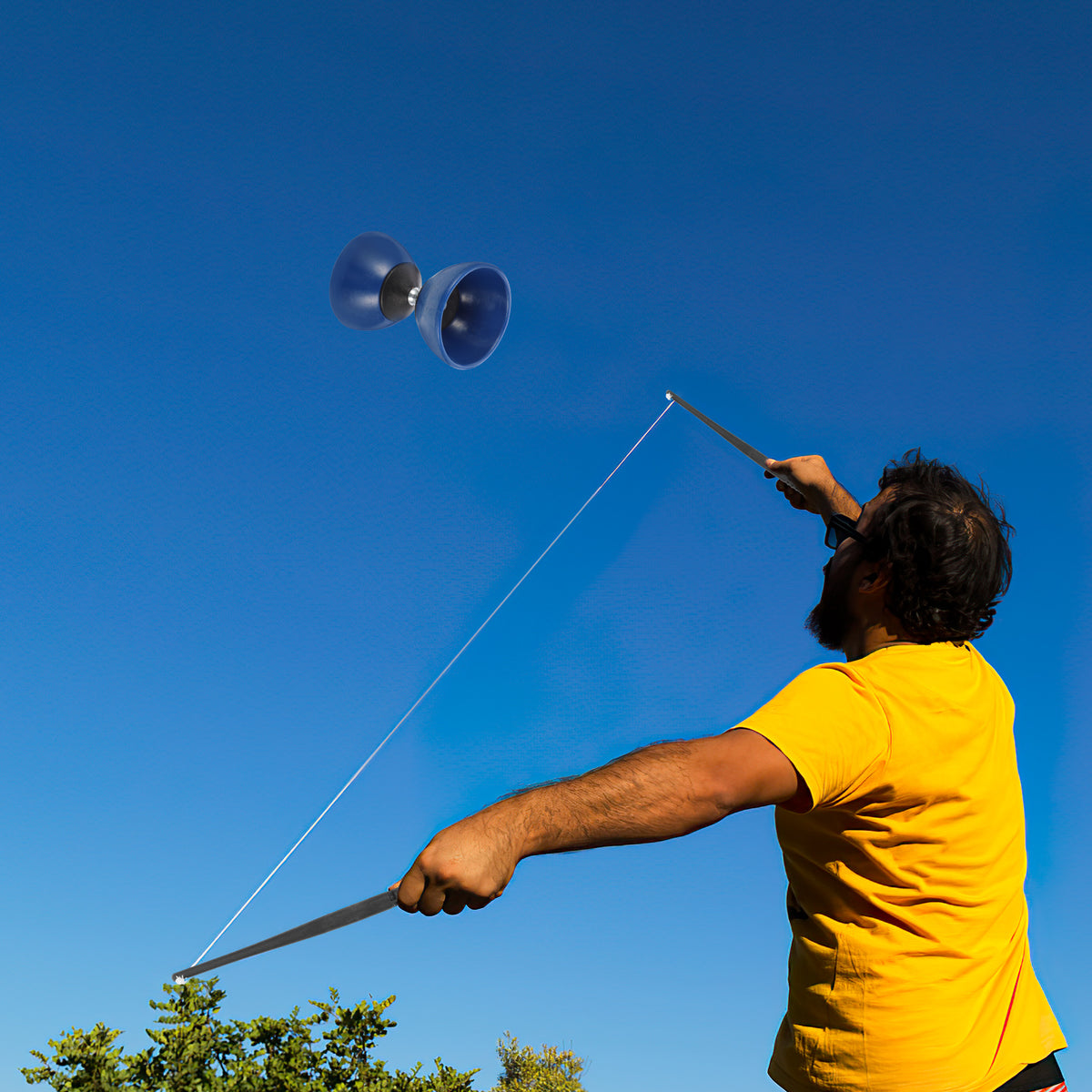 Metal Double Head Diabolo Chinese Yoyo O4856