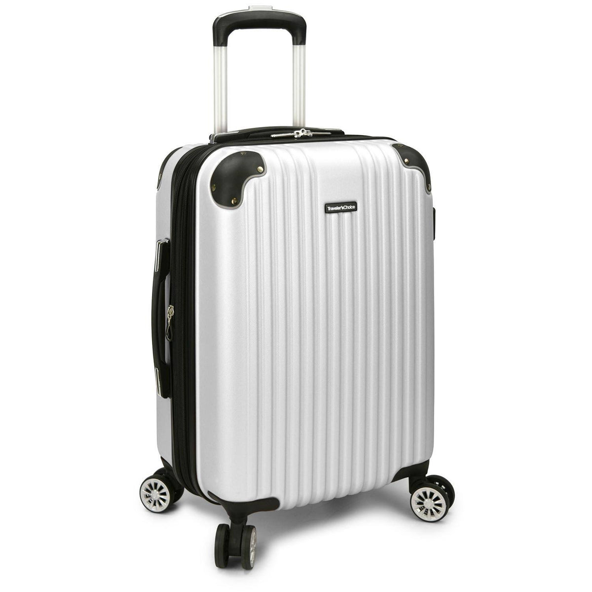 Pear White 3-Piece Hardside Expandable Spinner Set E334278