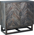 Two Doors Raftwood Brown Cabinet V998