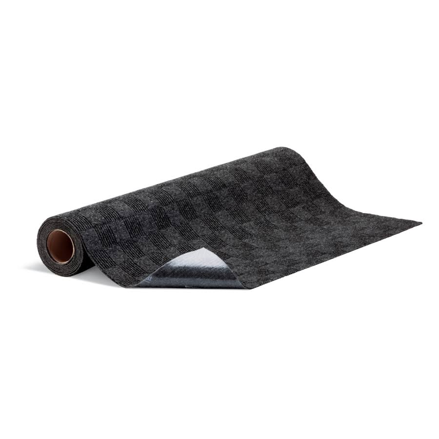 Gray Checker Entrance Mat J58298