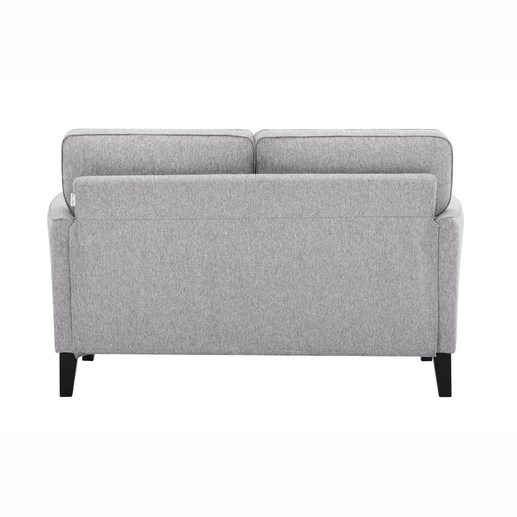 Charcoal Fabric 2-Seater Loveseat T401