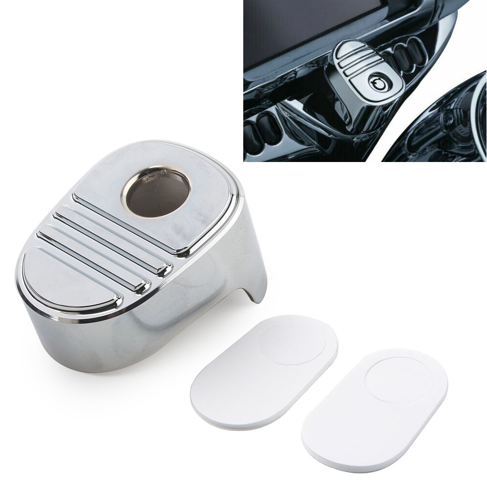 Chrome Motorbike Ignition Switch Cover For Harley Davidson Touring Electra Road Glide FLH 2014 2015 2016 2017 2018 C374847