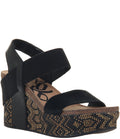 Black Jute Wedge F5348